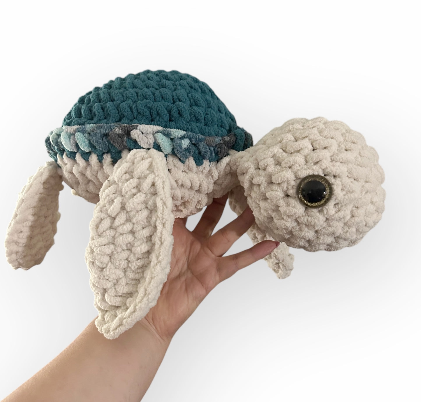 Crochet Turtle-Sea Blue/Spa Day