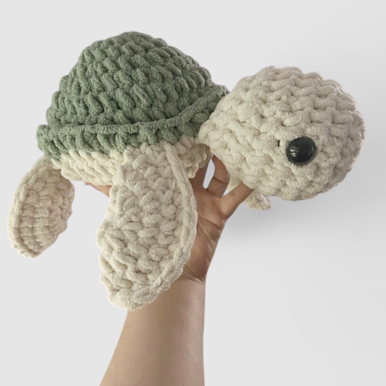 Crochet Turtle-Deep Sage